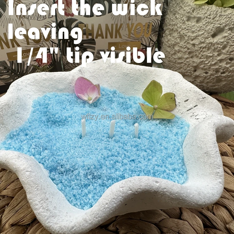 Candle Sand Wax for Wedding Planners Bulk - Wholesale | Granulated Wax Candle Wax Pearls Free 200 Wicks