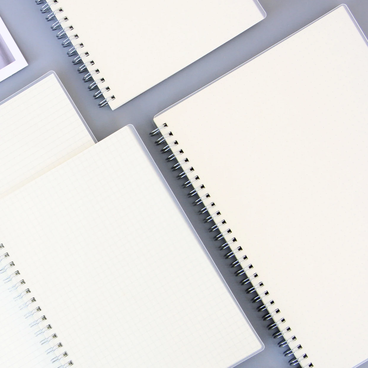 Quality Choice Personalized Spiral Bound Journal Eco Friendly Pp Transparent Coil Notebook for Students