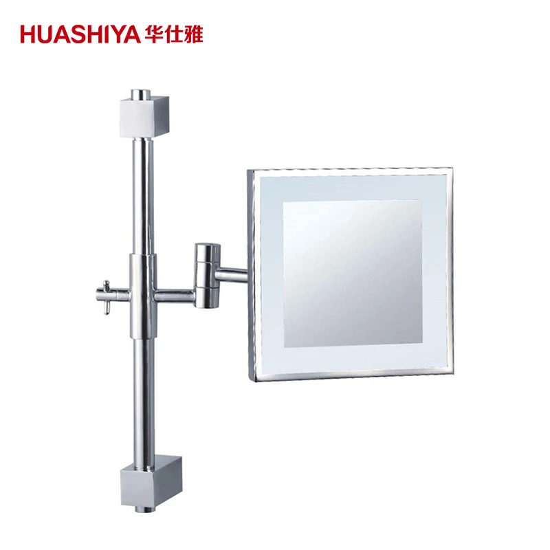 HSY1022-High качество квадратный светодиодный персонализированные Ванная комната настенное зеркало для макияжа со светодиодной подсветкой