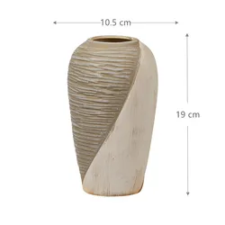 Rustic style unique floral vase retro crafts ornaments flower vase for hotel home decor