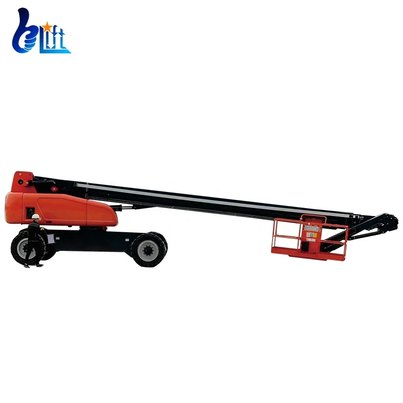 12m 16m 20m 24m Electric Battery Diesel Lifting Air Conditioner Driveable Boom Lift Rental Telescopic Small Boom Lifts