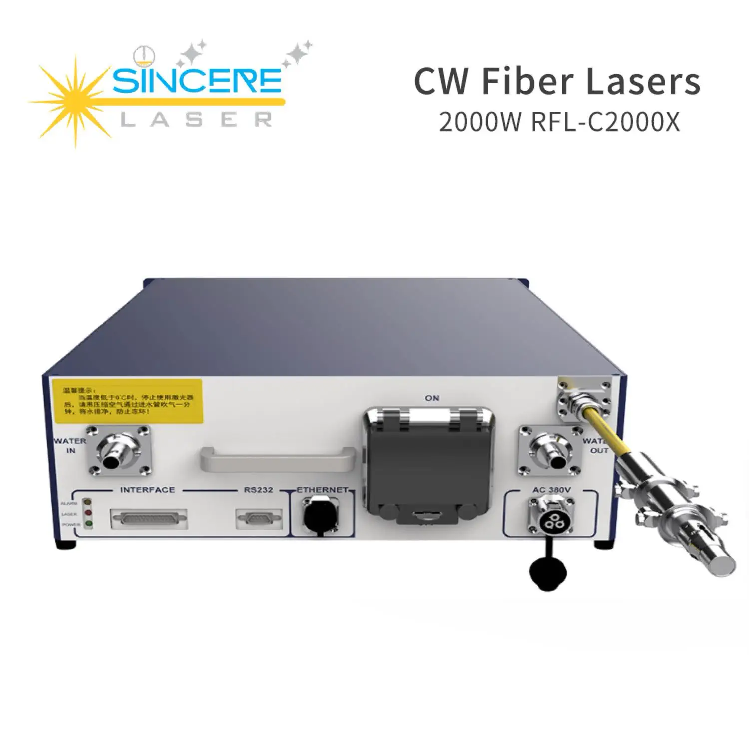Raycus 2000W CW fiber laser source generator resonator for laser cutter Including laser maintenance