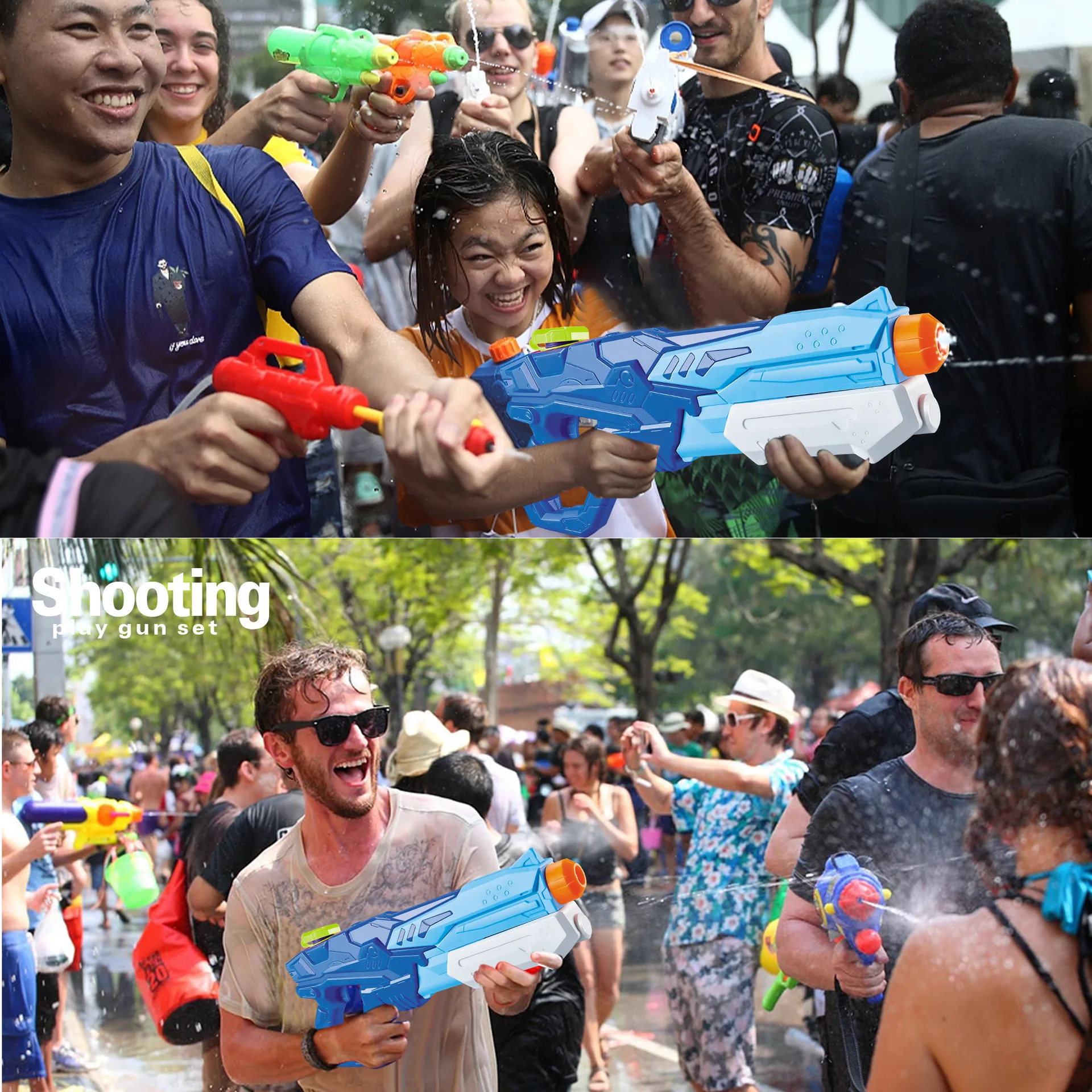 Hand Held Top Quality Long Range High Capacity Unique Bulk Small Cheap Shoot Water Squirt Gun Toy For Pool