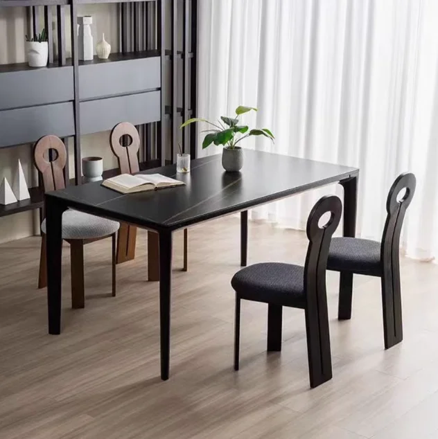 Dining Chair Backrest Chair Nordic Medieval Minimalist Solid Wood Restaurant Creative Home Dining Room key Chair