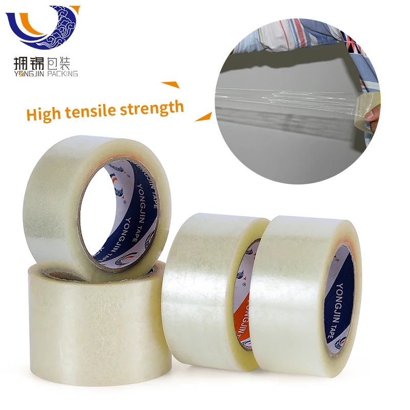 High Quality 240m Bopp Packing Transparent Clear Adhesive Tape Pressure Sensitive Packing Tape