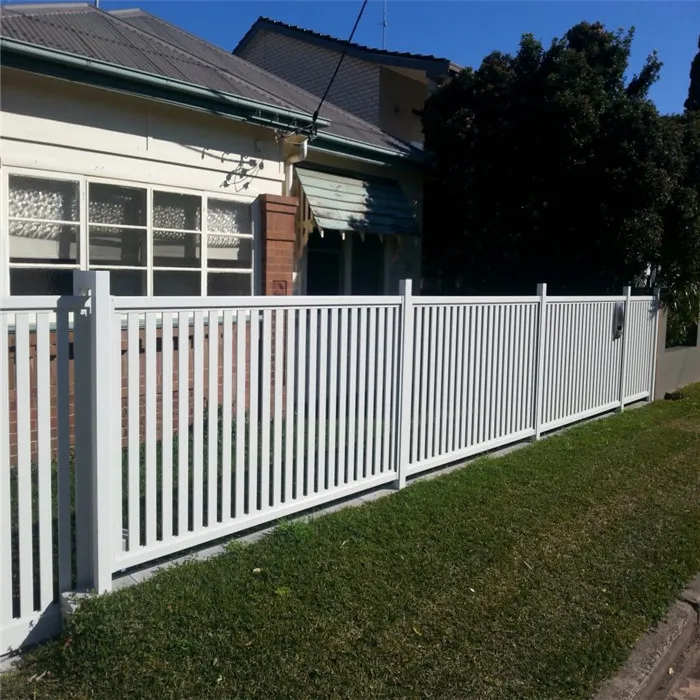 slat fence garden
