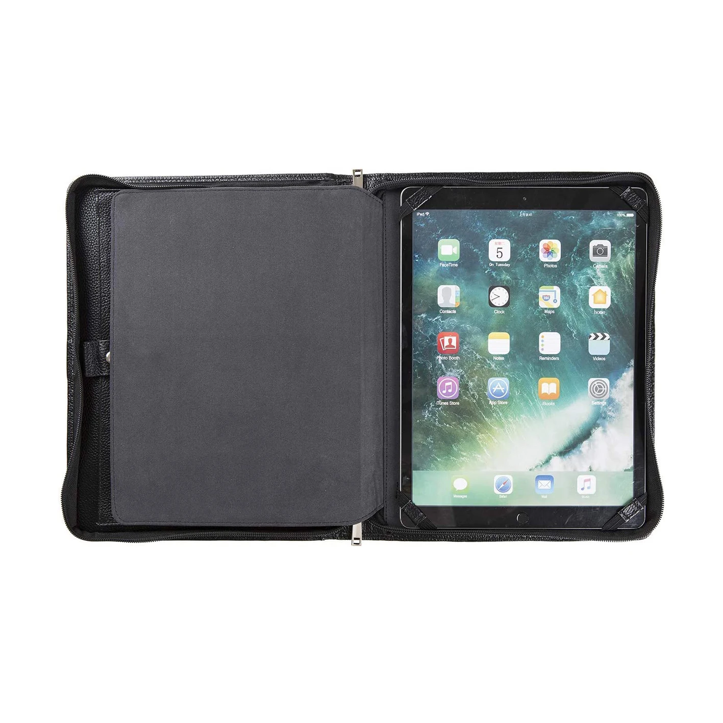 New Model Premium Quality Wholesale Stationery PU Leather Portfolio