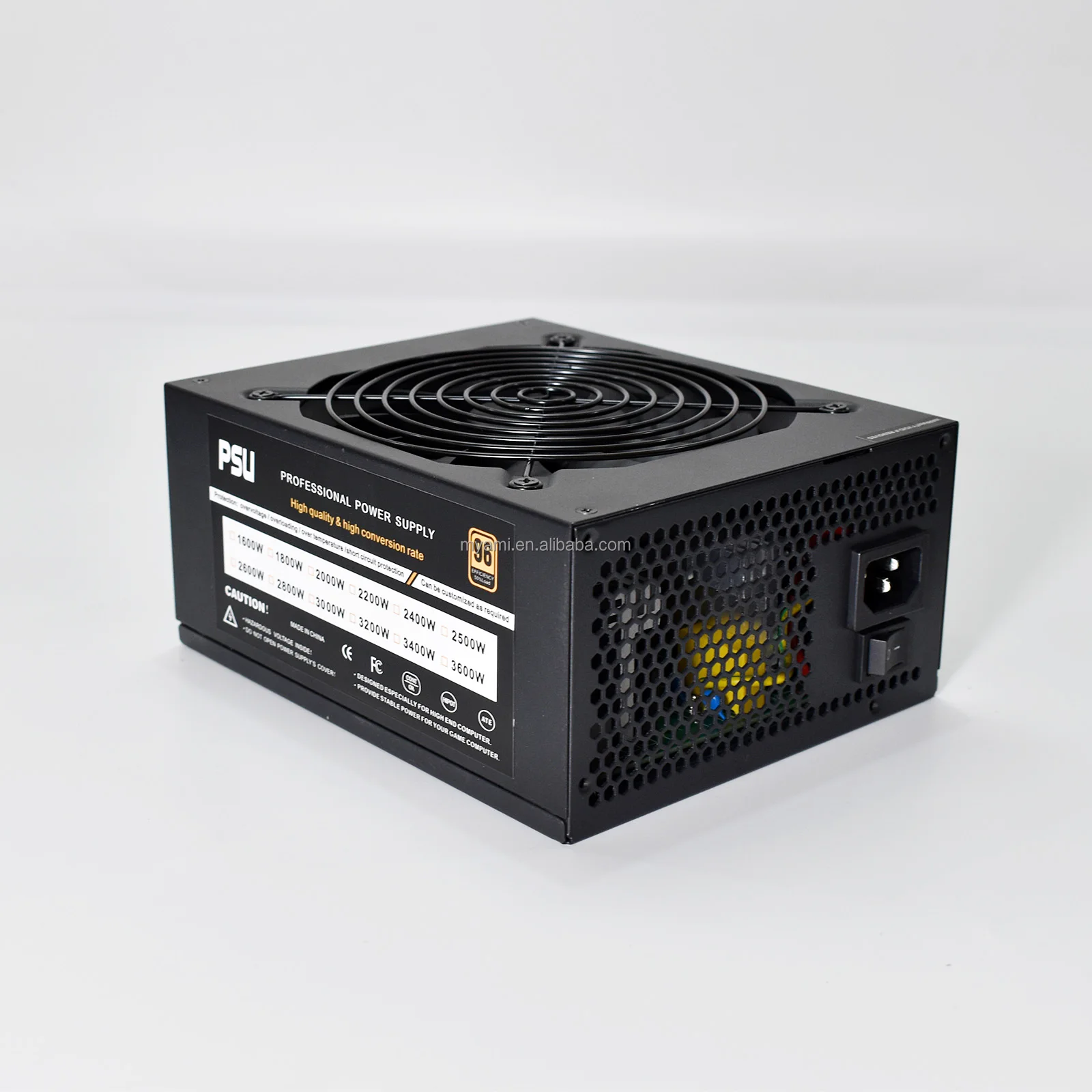 1800W блок питания ATX блок питания (14 см) женственной вентилятор блока питания переключения настольного компьютера 6 GPU полный модульный блок питания для ПК