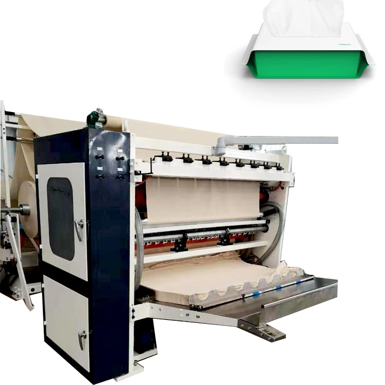 Auto 80 COunt Bigdegradable Unscented Cleaning Soft Pure Cotton Baby Dry  Facial Tissue Folder Packing Machine China