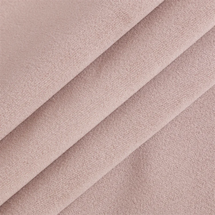 China Manufacturer high quality sofa fabric recycled fleece Holland velvet fabric made recycled plastic bottles