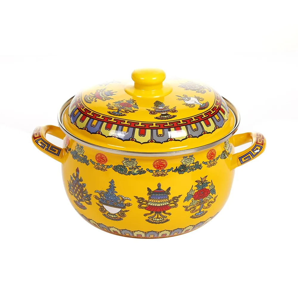 Enamel Casserole Pot Boiler Cookware Set