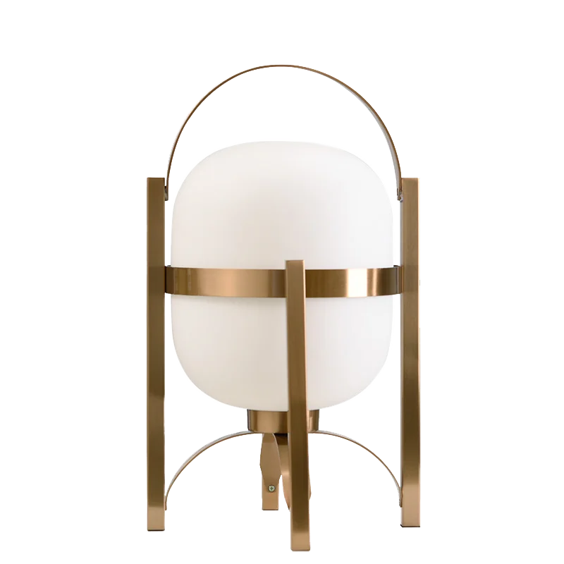 
Nordic style minimalist copper kids table lamp for study room 