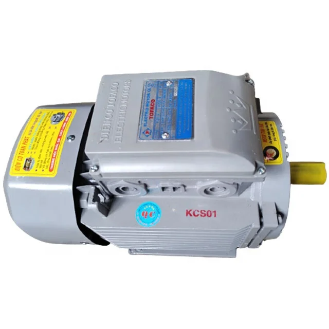 Single-phase AC electric motor 220V 3.0KW power from Vietnam rotation 1500-2900rpm weight 20kg grey blue color