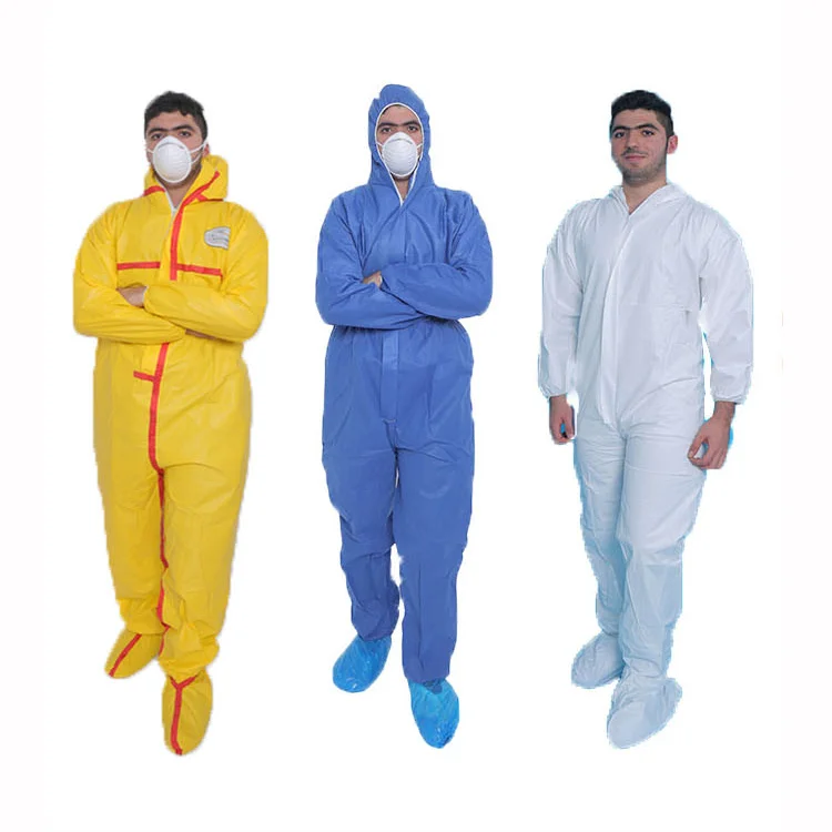 
 Одноразовые микропористые ламинированные одноразовые комбинезоны СИЗ платья  