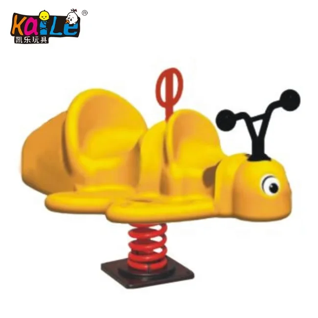 Outdoor Children Kiddie Rider Playground HDPE Pigeon Spring Rider