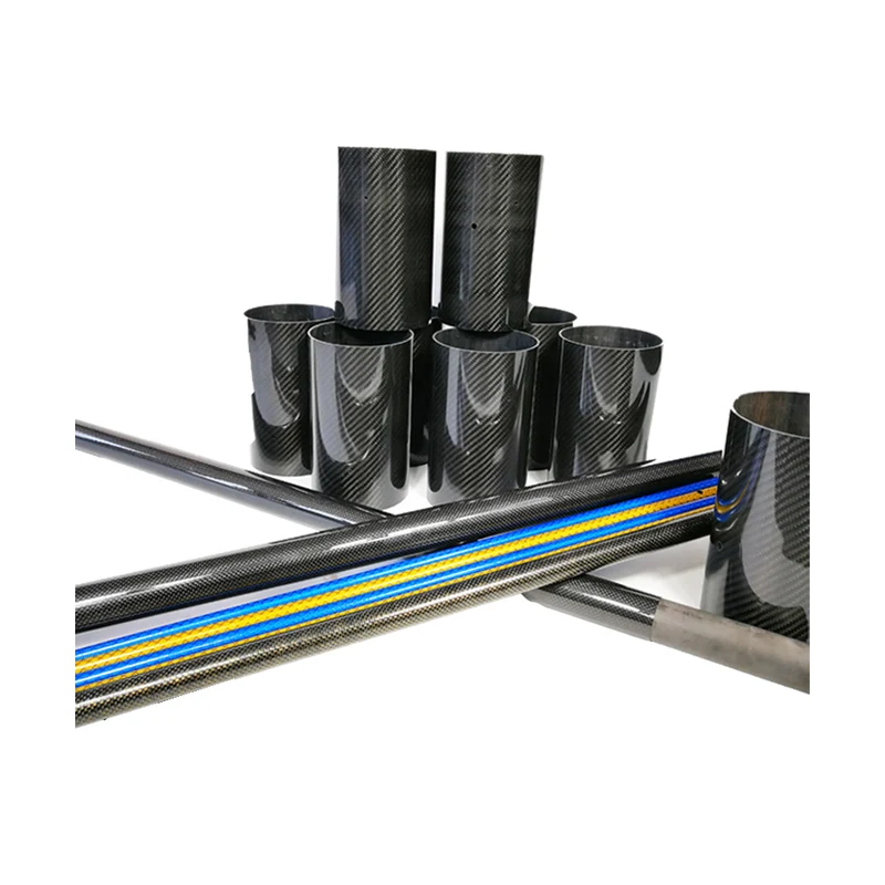 Углеродное волокно SW 3k, производство под заказ, цветная трубка 55 мм 70 мм 80 мм, углеродная трубка, стержень из углеродного волокна