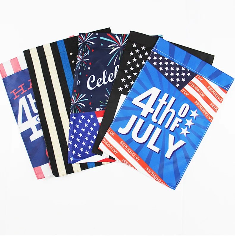 Custom double sided Summer sublimation Yard Outdoor Decor Home Decoration Accessories Garden Flags