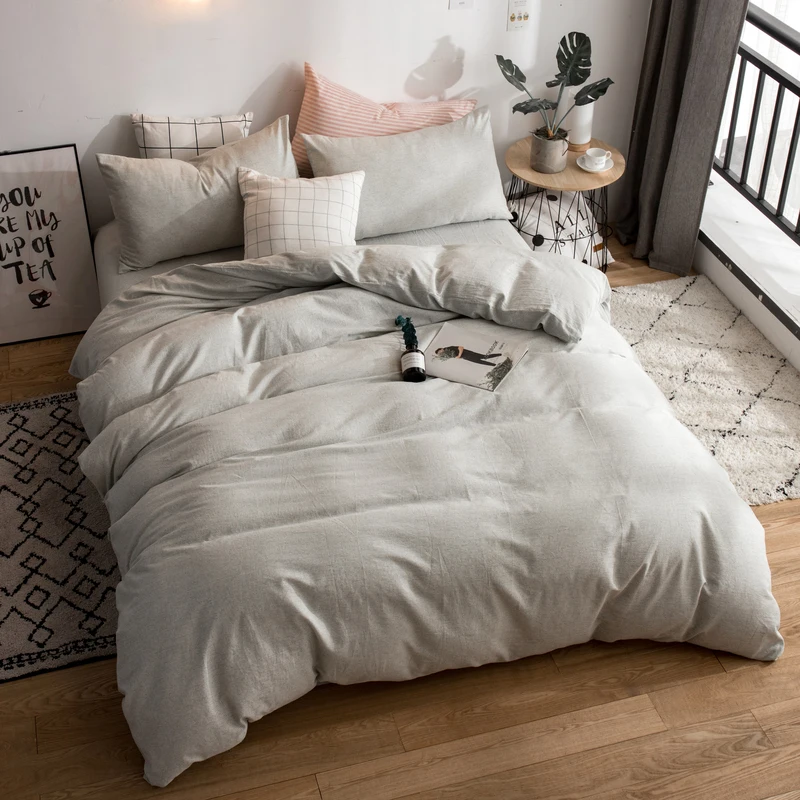 
Normal Water Proof High Custom King Size Bed Sheet Bedding Quilt Cover Set 