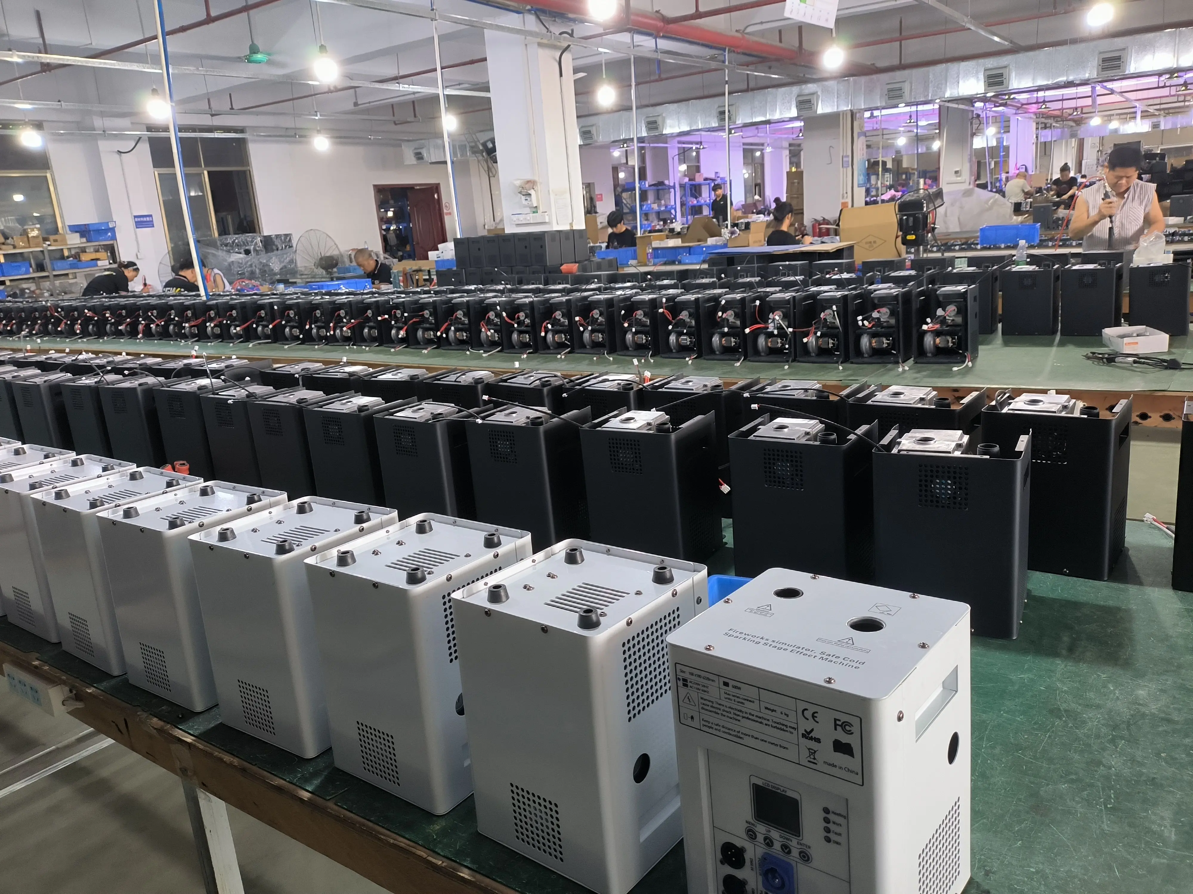 DMX and Remote Cold Spark Machine Electronic Spark Flame Machine Eddylight Pro Cool Sparkler Machine for Stage Events Wedding