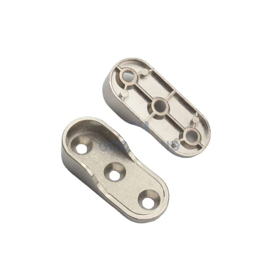 oval corner closet rod hanging rod bracket pipe oval tube bracket for wardrobe