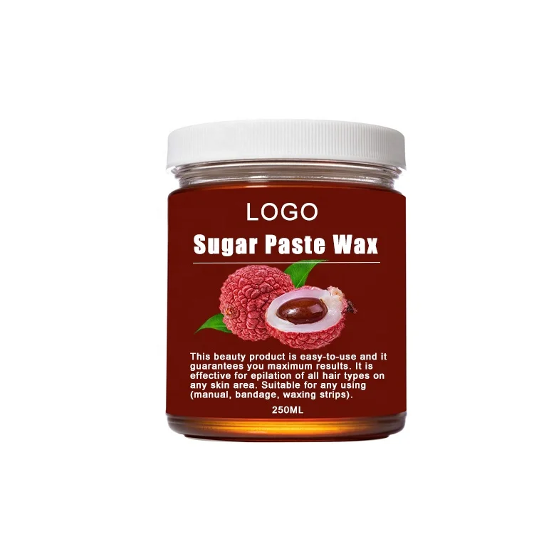 Hot sell organic sugar wax depilatory hair removal wax low melting point soft 400g Wax Can body beauty salon