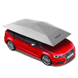 Mynew car cover automatic remote control 4.8m car sunshade practical automatic folding car roof cover umbrella tent