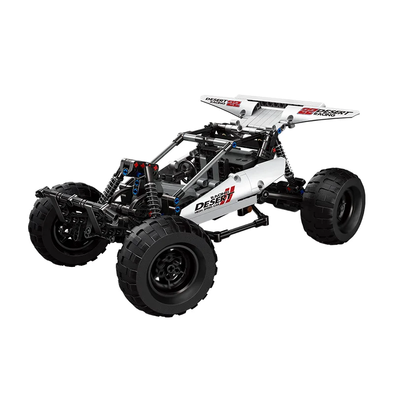 MOULD KING 18001S Technical Desert Racing Car Electric Vehicle Model Crawler Truck MOC Bricks  For Kids Christmas Gifts
