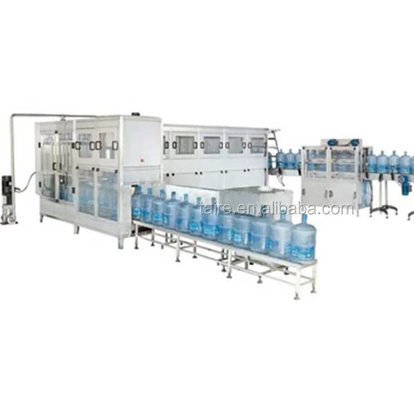 2021 Automatic Bottled 5 Gallon Water Filling Line / 5gallon bottle bucket pure water washing filling capping machine