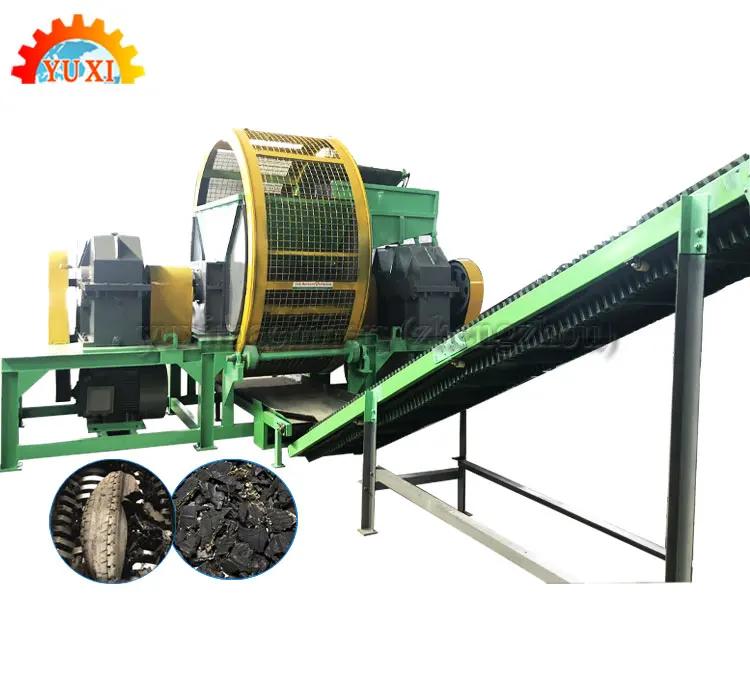 Factory High Quality Tyre Shredding Machines Mobile Tire Shredder The Price Of A Used Tire Shredder