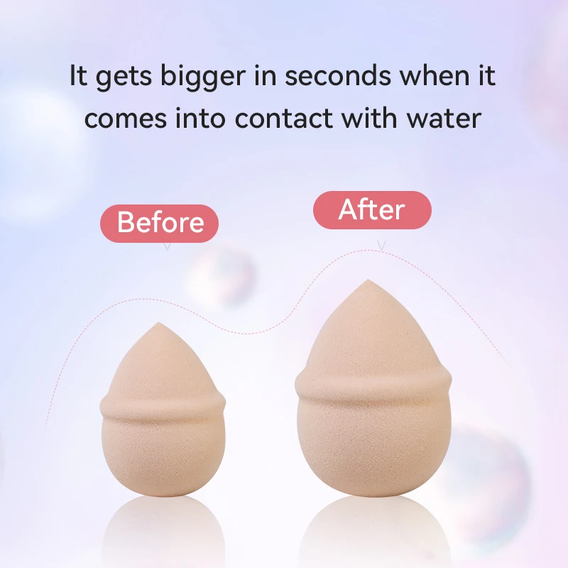 Premium Quality Soft Women Beauty Cosmetic Latex Free Makeup Sponge Custom Powder Puff For Foundation Powder Liquid