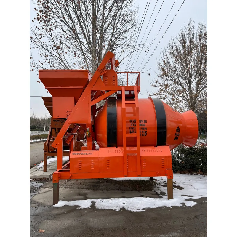 Self-loading Drum Hydraulic Dump Hopper Concrete Mixer Concrete Mixer