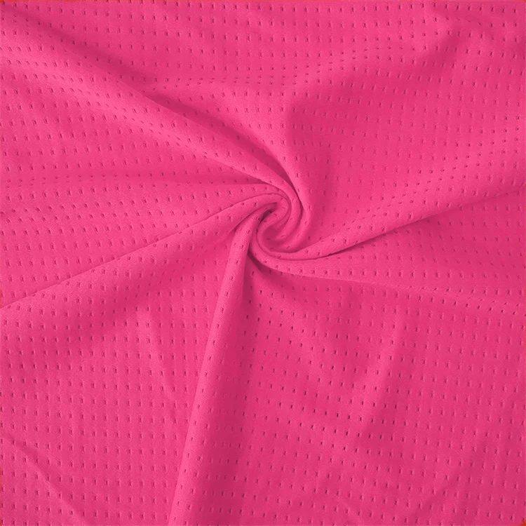 Net Mesh Spandex Nylon Fabric For T-shirts Lightweight Knit 160gsm Blazer Soccer Football Basketball Uniform Jerseys track suit