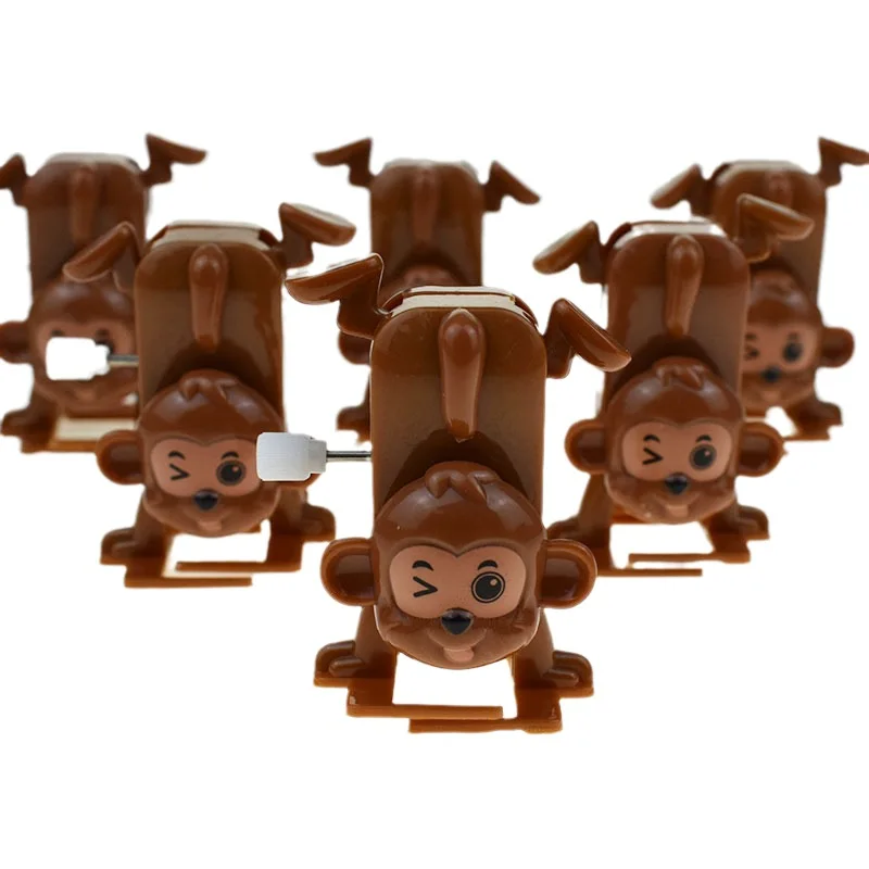Novelty Creative Clockwork Wind up Handstand Walking Monkey Model Wind up Gift Toy