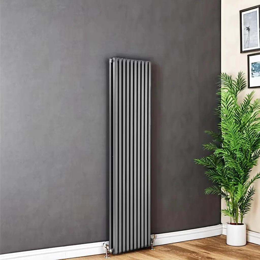 Special Offer white/anthracite heat dissipation double lap vertical radiator for home office
