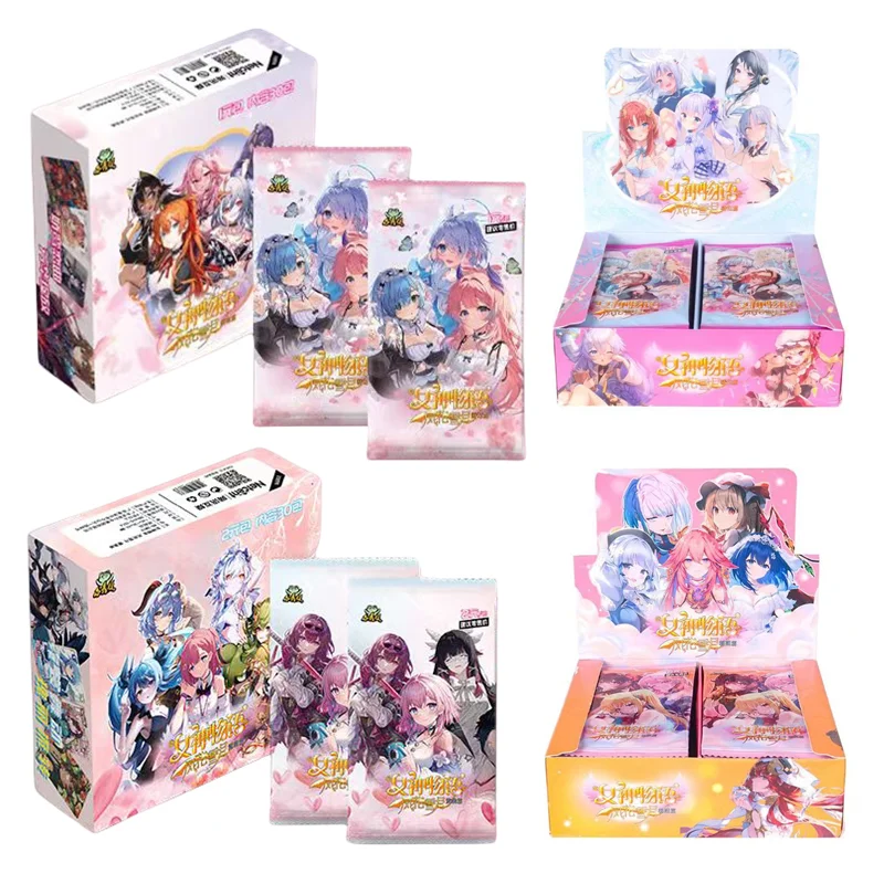 The Newest Arrival Wholesale Price Paper Game Cards Thickened TR 3D Goddess Story Anime Collection Cards Box TGR Card