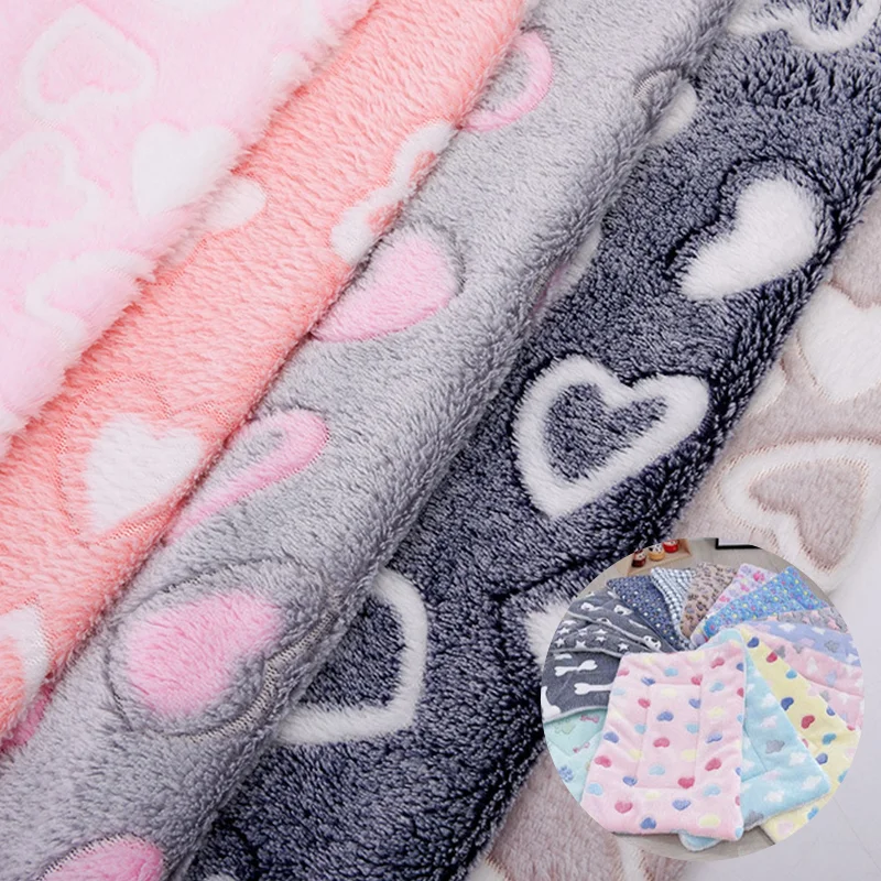 China Suppliers Throw Pajamas, Soft Fluffy Thickened 100 Polyester Single Side Coral Fleece Blanket Fleece Fabric/