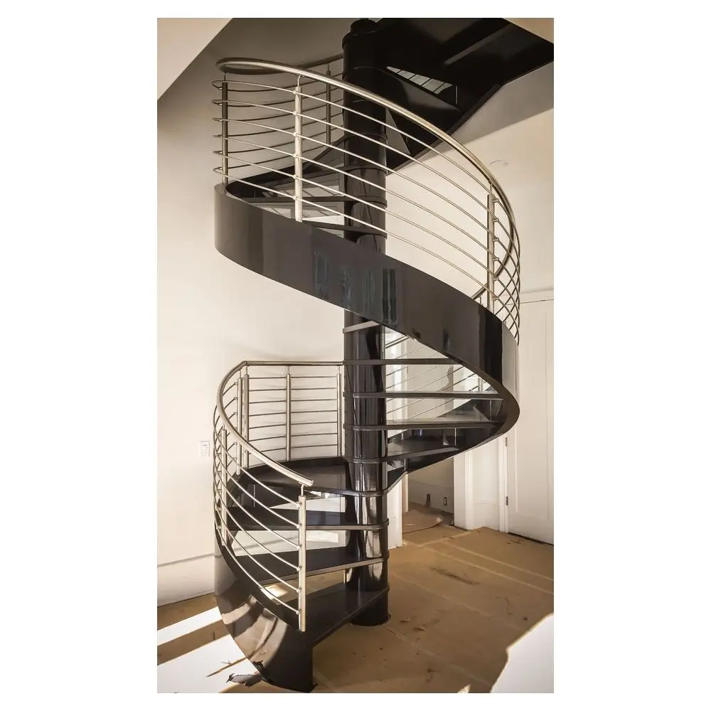 CBDMART Luxury Style Custom Made Stainless Steel Staircase Railing Price Wrought Iron Stair Railing Sliding Door Railing