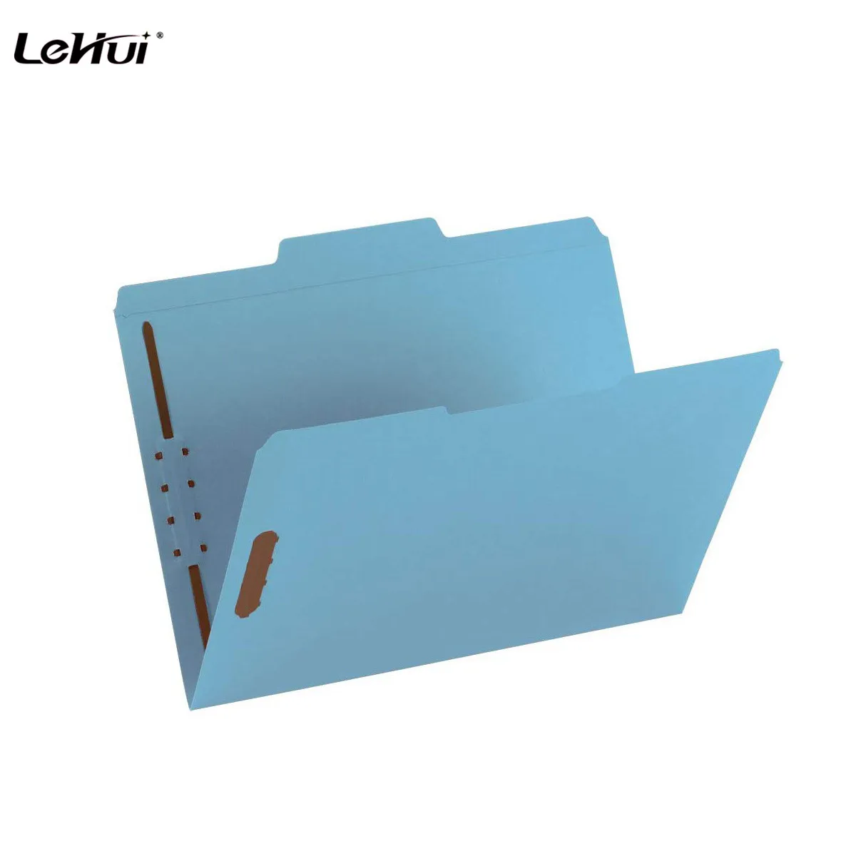 Factory Wholesale High Quality Yellow  Colorful Letter Size 2 Prongs File Folder With Prongs For Office