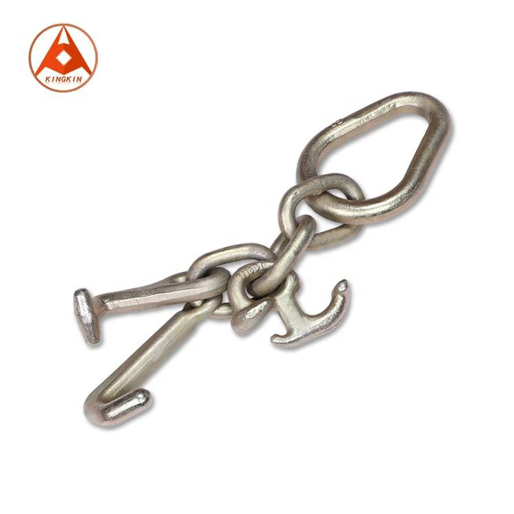 Towing Parts Hooks G70 Galvanized Forged Tow RTJ Hook Cluster with Pear Ring
