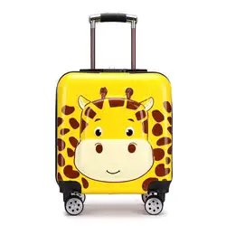 Amazon Hot Sale Custom Design Kids Suitcase Travel Luggage Children Trolley School Bag Travel Smart Luggage Wheeled Suitcases