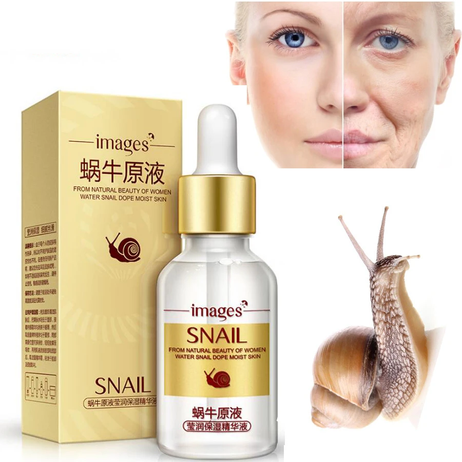 Face Essence Anti Wrinkle Hyaluronic Acid Anti Aging Collagen Whitening Moisturizing Face Care Snail Mucin Serum