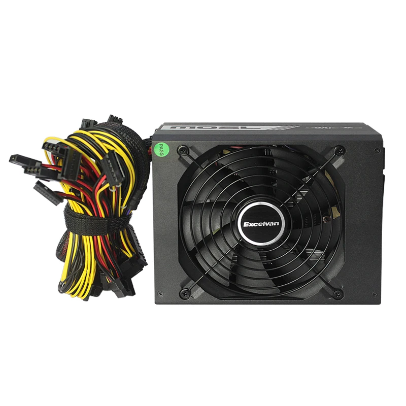 6 SATA 750W компьютерный блок питания ATX PSU настольный блок питания активный ATX PSU