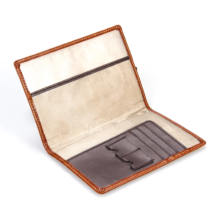 Top Sale Products Handmade Genuine Leather Custom Passport Holder