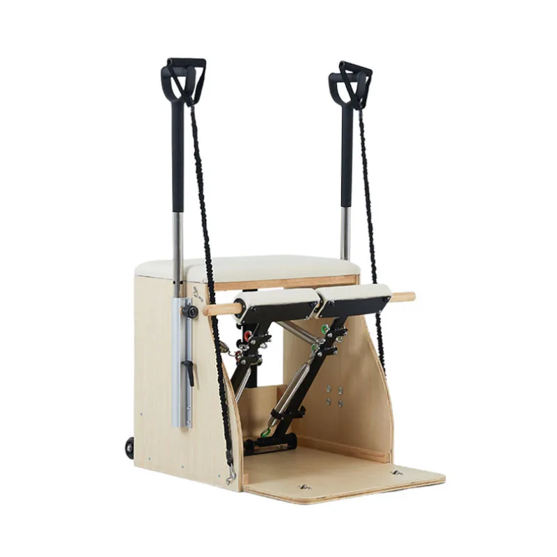 Hot sale home white cadillac Multi-functional wood gym customized yoga training equipment pilates reformer