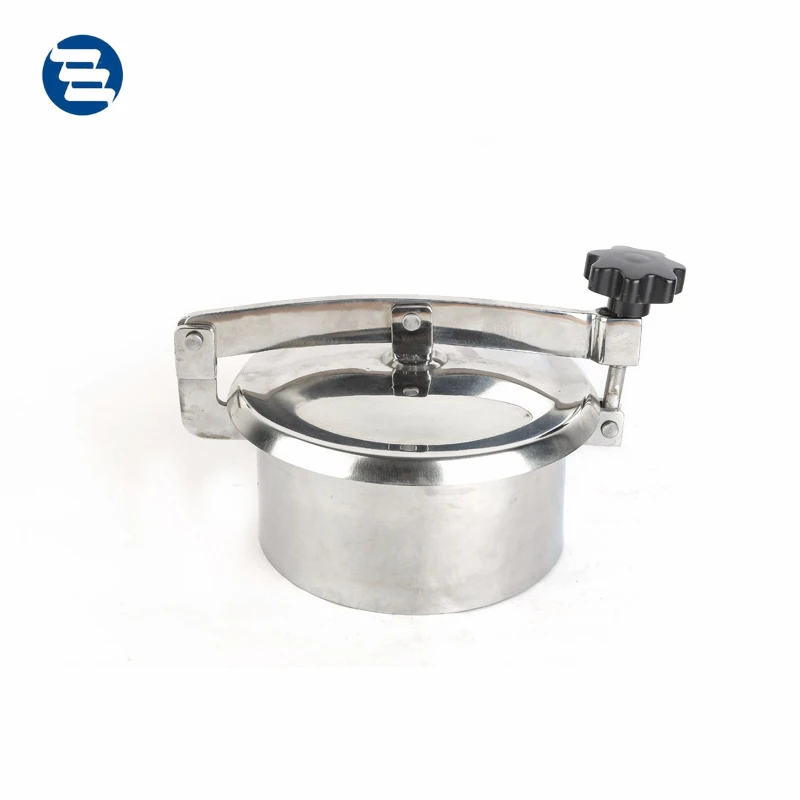 Wine And Beverage Pharmaceutical Industry External Open Cover And Flanged Scope And Optional Scope Pressure Manhole