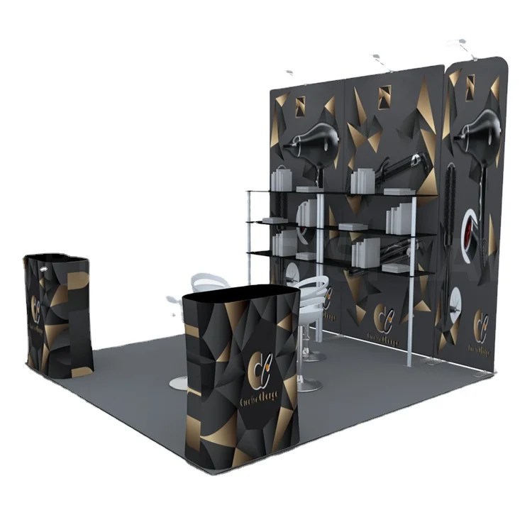 
 Портативный алюминиевый выставочный стенд 10x10 от китайского производителя  