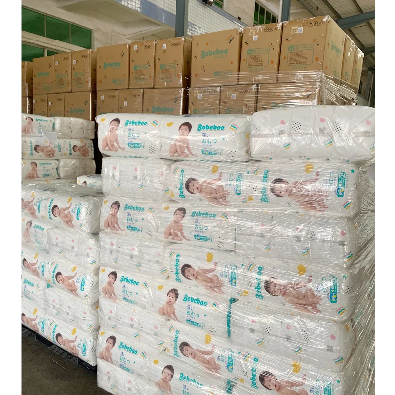 Bebeboo Korean Style XXL Disposable Cloth Pant Diapers Soft Fine Love Baby Nappy for Kids Wholesale Baby Diaper Manufacturer