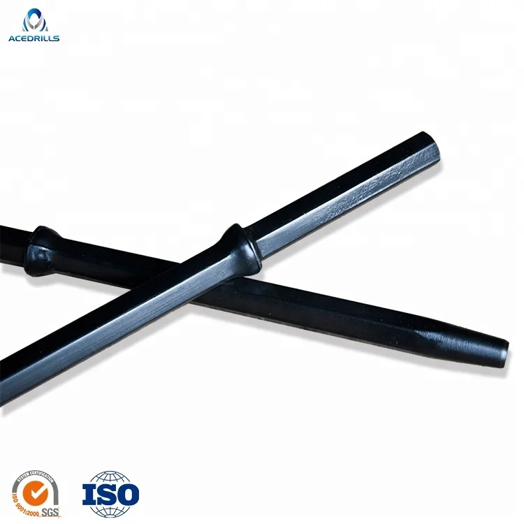 Power Rock Drill H25 11 degree mining taper drill rod for yt27