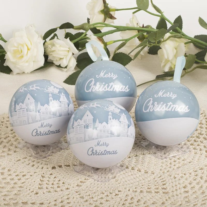 2021 Xmas Candy Jar Hanging Ornaments Balls Items Tree Decoration Supplies Luxury Gifts Ideas Merry Christmas Baubles