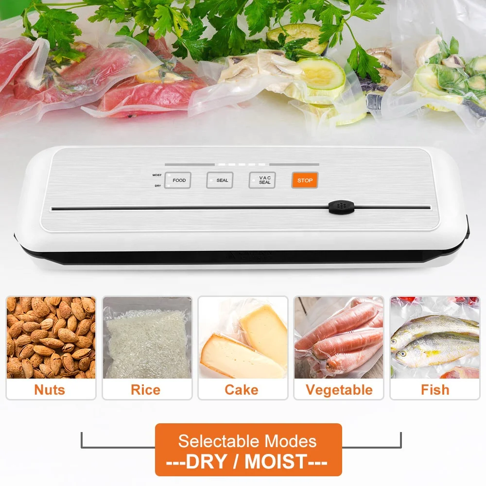 Compact food vacuum sealer home use food saver packaging machine portable bag sealer